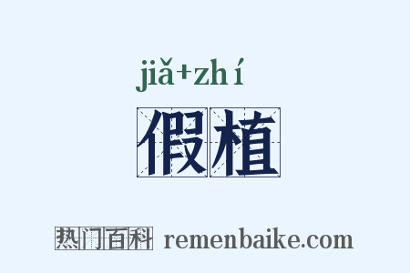 假植是什么意思的图片